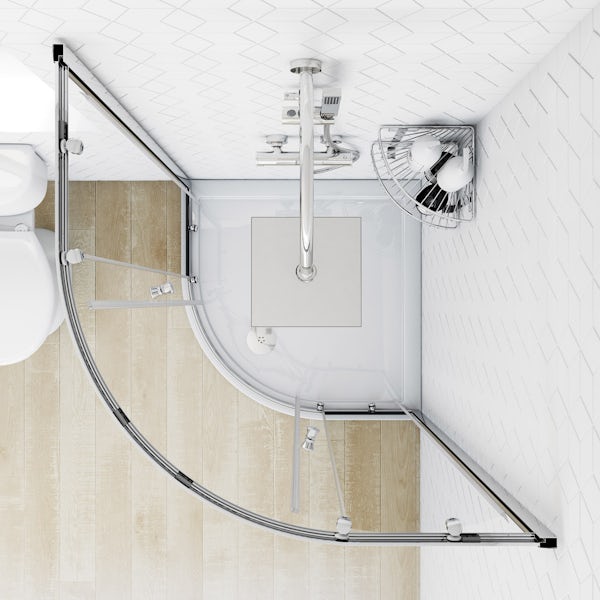 Clarity 4mm quadrant shower enclosure