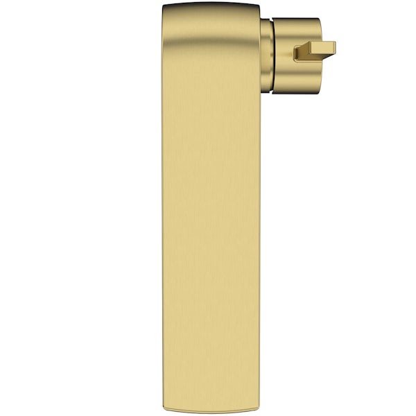 Mode Calatrava brushed brass basin mixer tap