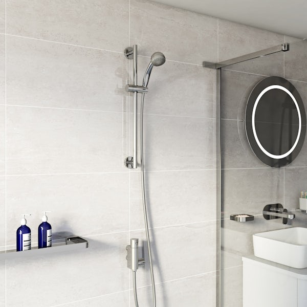 Orchard Vertical thermostatic slider rail mixer shower