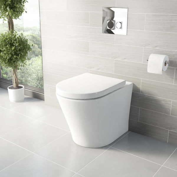 Tate Back To Wall Toilet including Soft Closing Seat