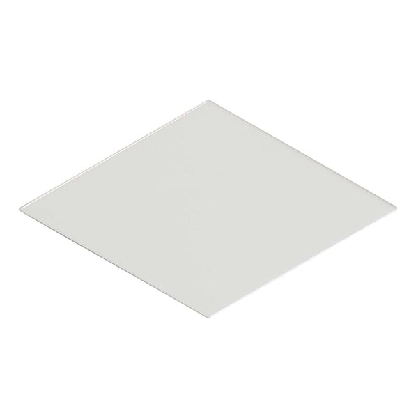Calcolo Rhomboid white ceramic wall tile 152 x 263mm