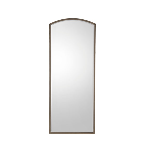 Accents Higgins arch mirror in antique silver 1500 x 600mm
