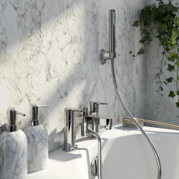 Grohe BauEdge deck mounted bath shower mixer tap