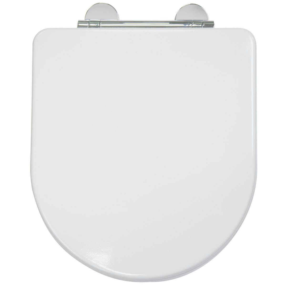 Croydex Garda flexi fix soft close quick release D-shaped white toilet seat