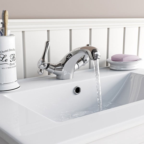 The Bath Co. Camberley lever basin mixer tap offer pack