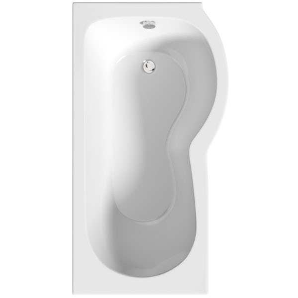 Orchard P shaped right handed shower bath