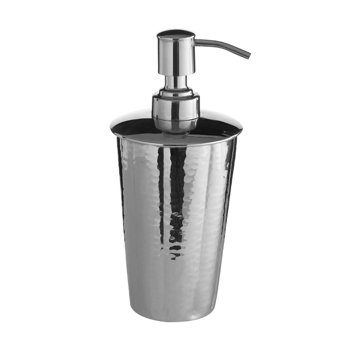 Accents Hammered nickel effect lotion dispenser