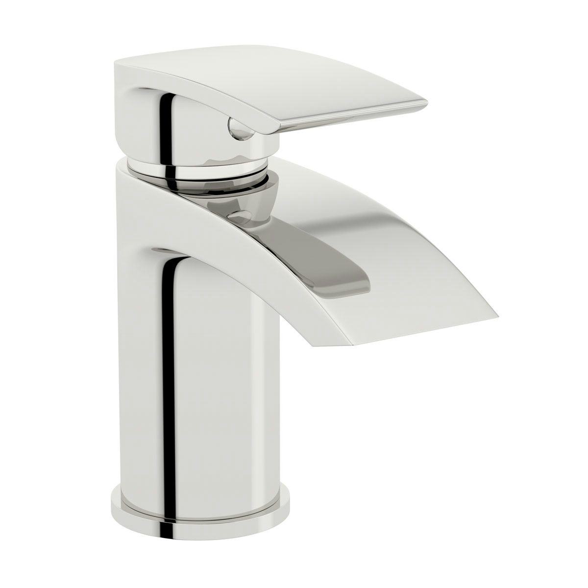Orchard Wye round cloakroom basin mixer tap with unslotted waste
