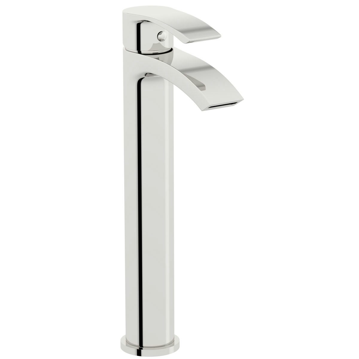 Orchard Wye round high rise basin mixer tap with unslotted waste
