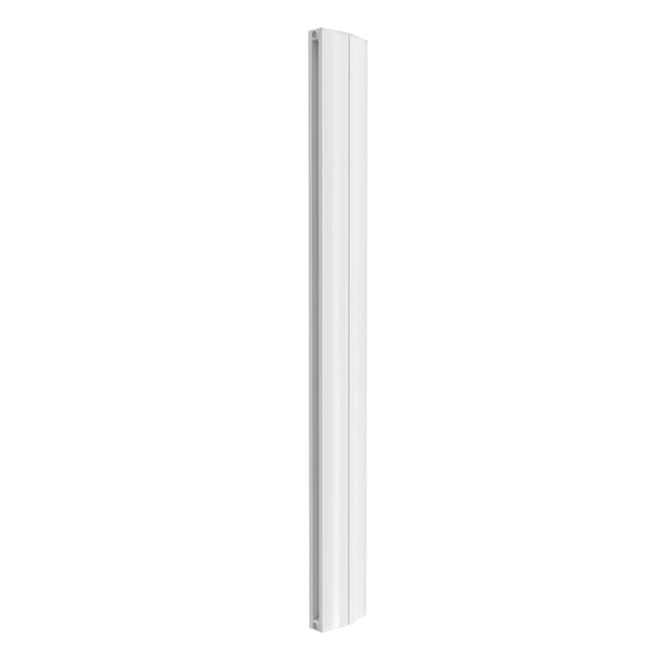Reina Wave white double vertical aluminium designer radiator