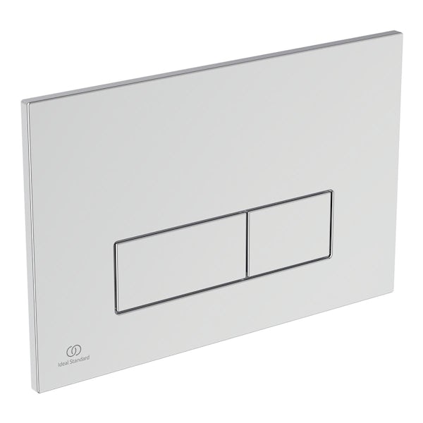 Ideal Standard Prosys pneumatic cistern 1150mm height with chrome dual flush plate