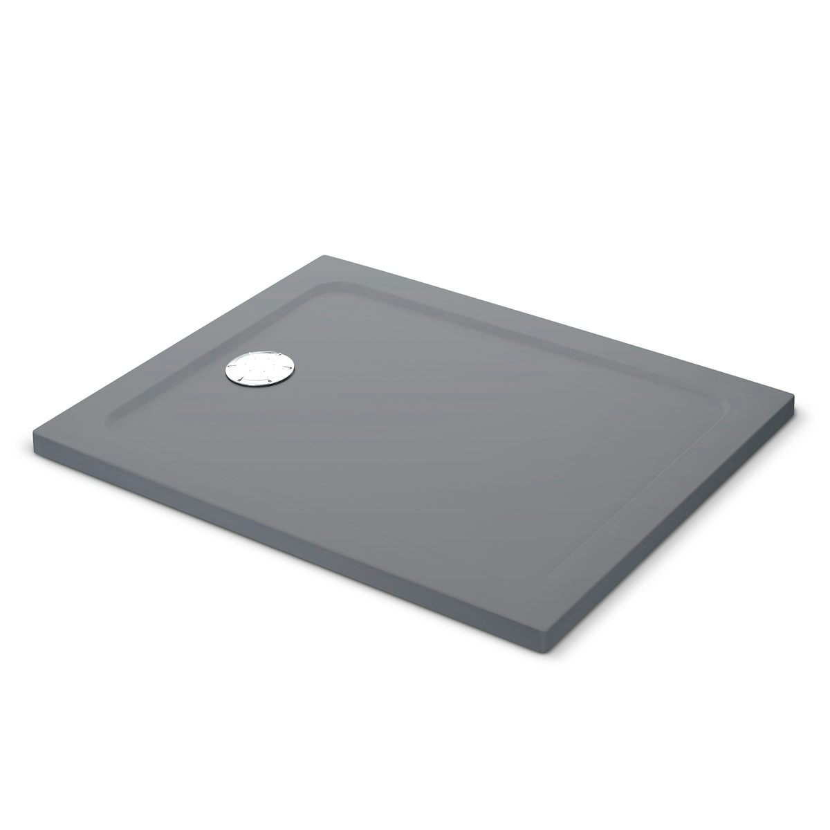 Mira Flight Safe low level anti-slip rectangular shower tray 1200 x 800 in Anthracite grey
