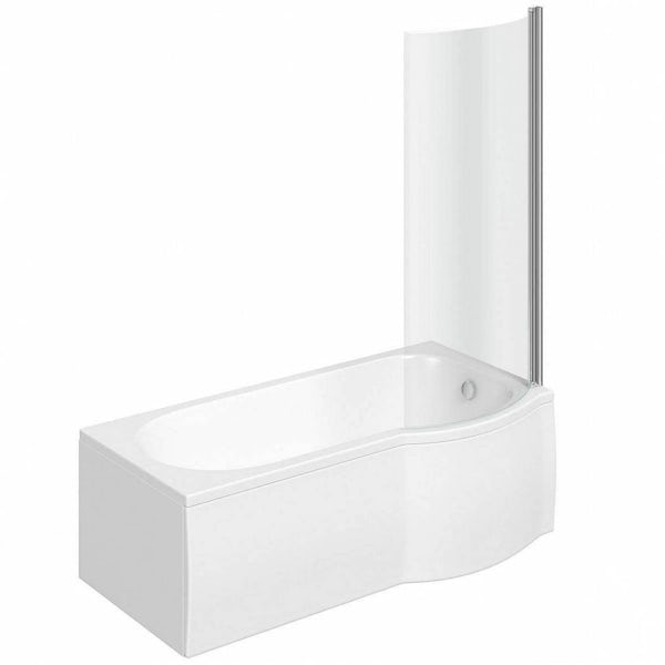 Orchard Eden complete right handed shower bath suite with taps, shower and wastes