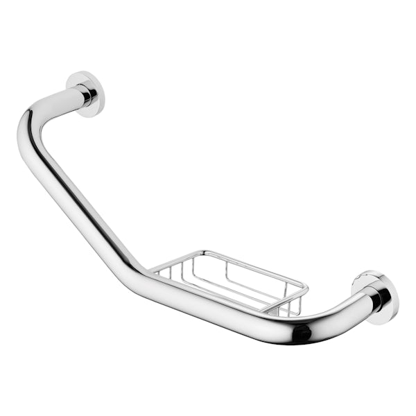 Ideal Standard Grab rail and soap basket