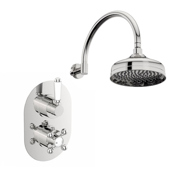 Coniston Thermostatic Valve & Wall Shower Set