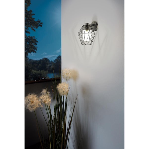 Eglo Canove outdoor wall light IP55 in black