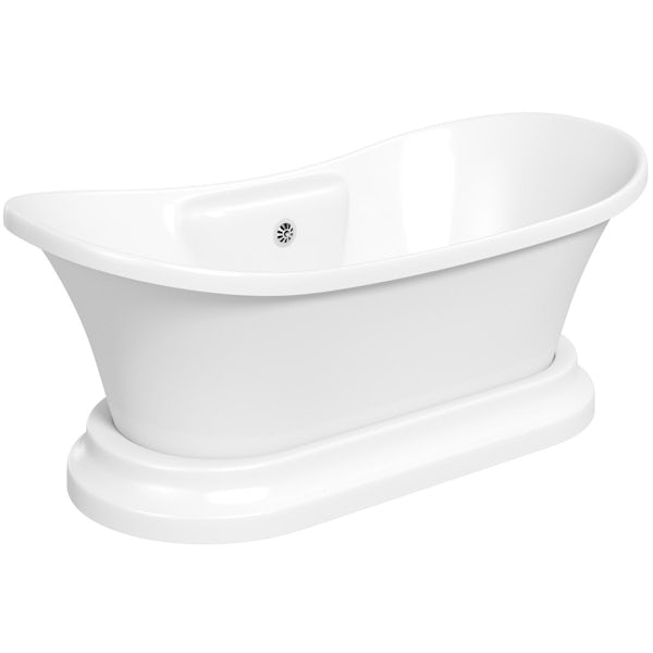 The Bath Co. Beaumont traditional freestanding bath 1730 x 865