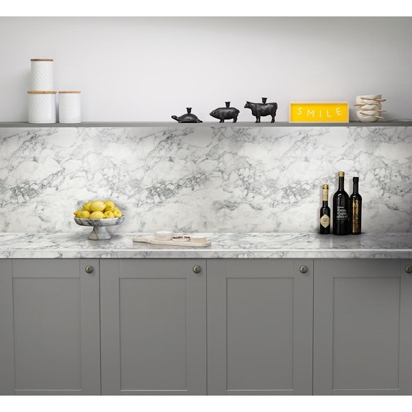 Bushboard Options Turin marble kitchen worktop