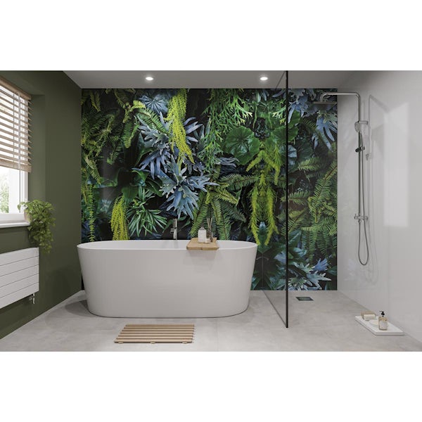 Showerwall acrylic plant wall shower wall panel 2400 x 896