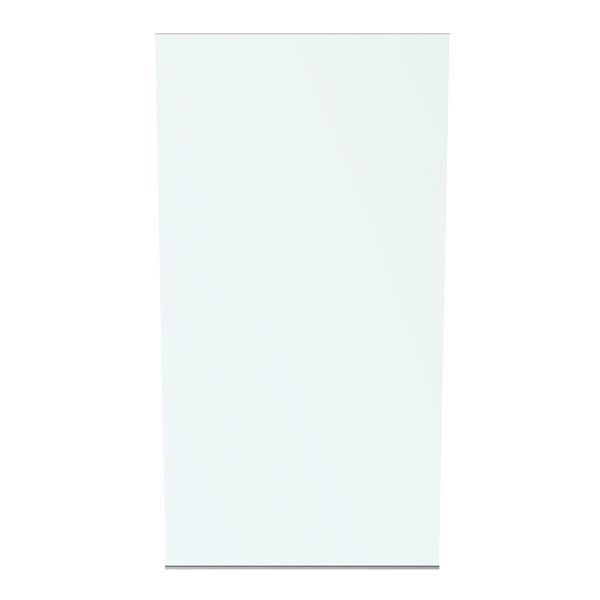 Ideal Standard i.life 1000mm dual access wet room panel with Idealclean glass and two 1000mm bracing brackets in bright silver