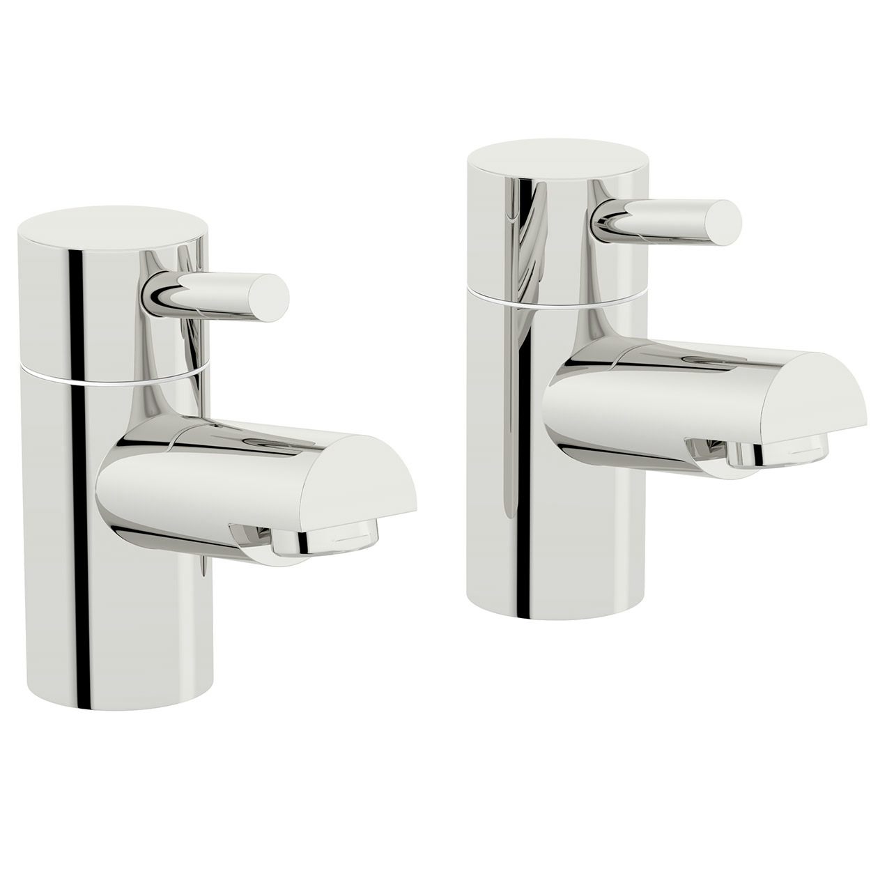 Orchard Eden basin pillar taps with unslotted waste