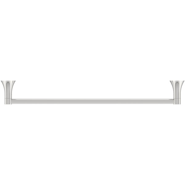 Accents round contemporary single towel bar 450mm
