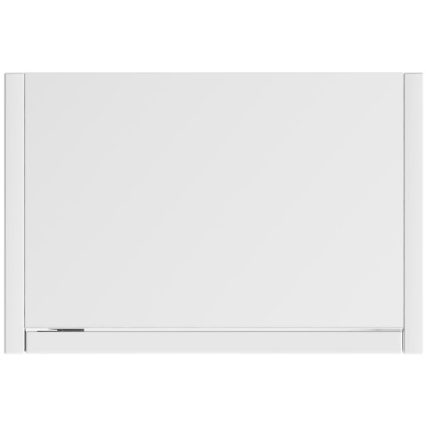 Mode Foster textured matt white universal wall hung cabinet 700 x 330mm