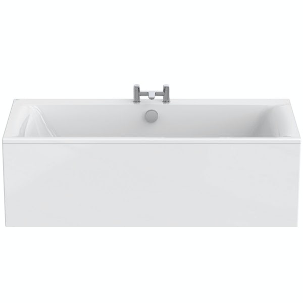 Ideal Standard Concept Air double ended rectangular straight bath and front panel 1700 x 750