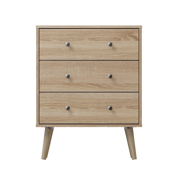 Helsinki Oak 3 drawer chest