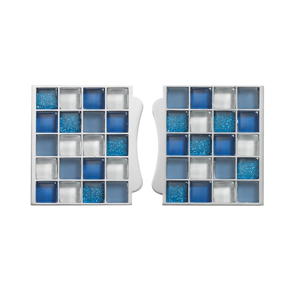 Aqualisa sassi electric tile inlays blue