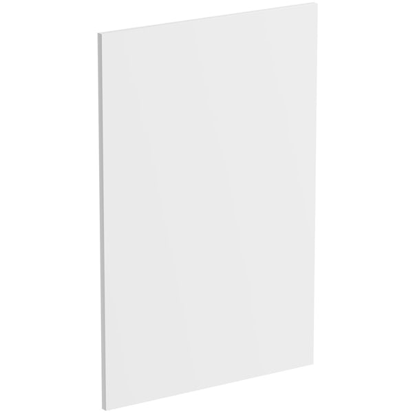 Schon Boston white 600mm base end panel and support