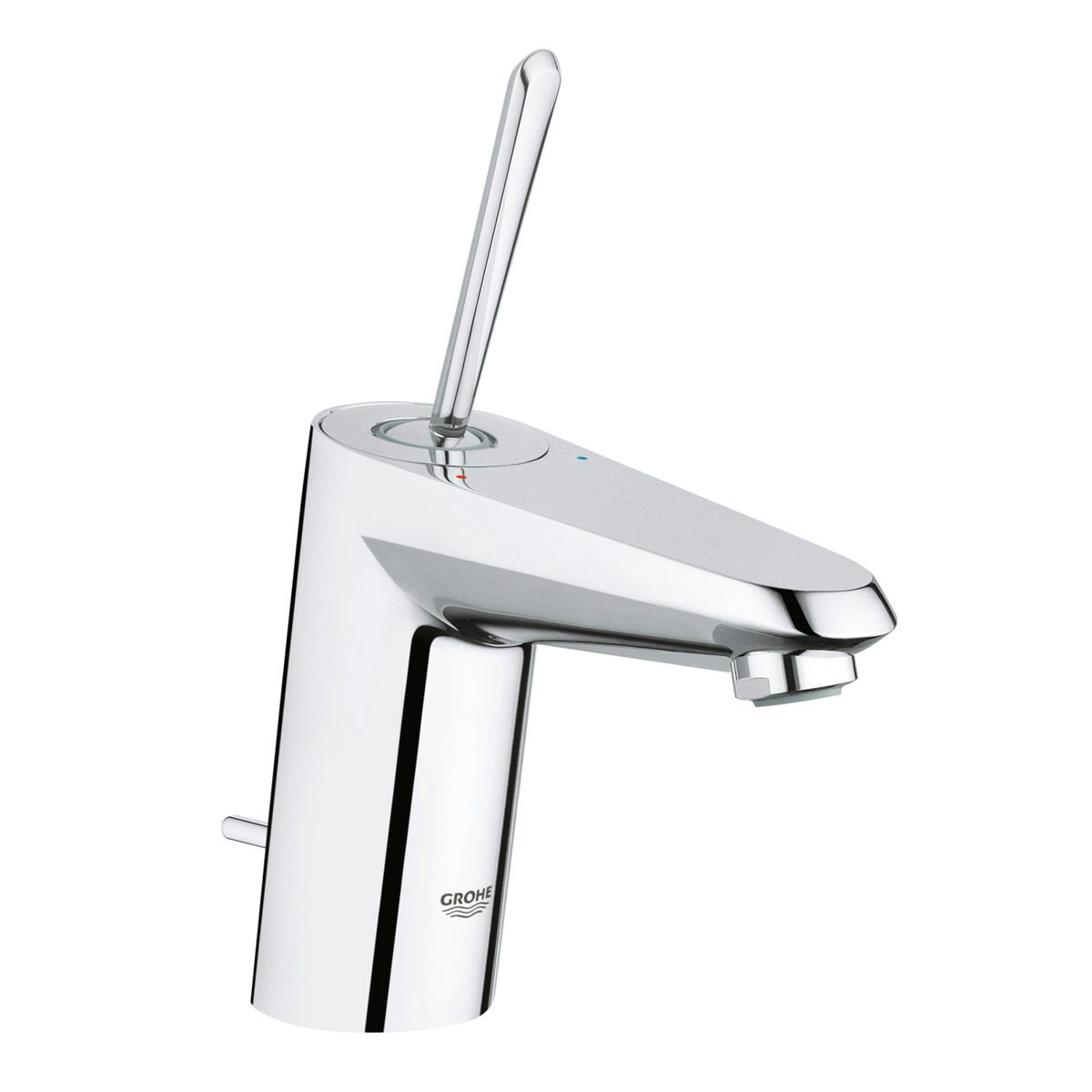 Grohe Eurodisc Joy basin mixer tap with waste and tap adaptor