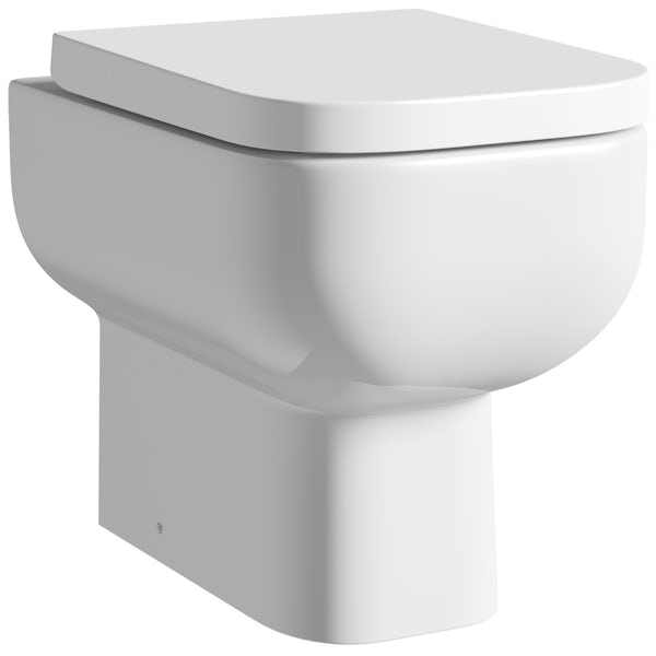 RAK Series 600 back to wall toilet with soft close seat