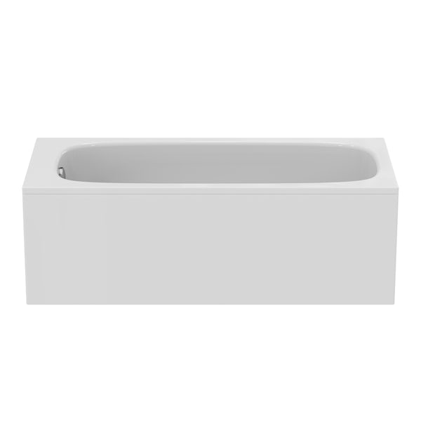 Ideal Standard i.life single ended bath 0 tap holes 1600 x 700mm
