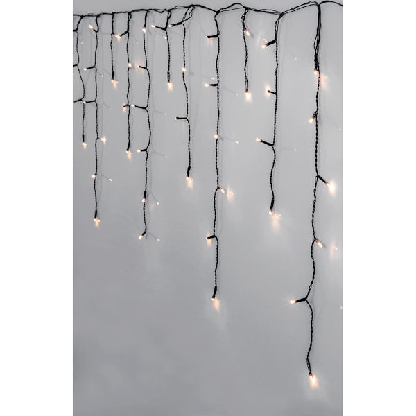 Eglo Christmas LED drop lights with black cable in warm white 23900mm