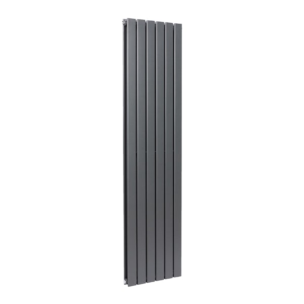 The Heating Co. Athena anthracite double vertical flat panel radiator