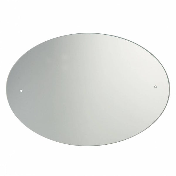 Oval Drilled Mirror 60x45cm