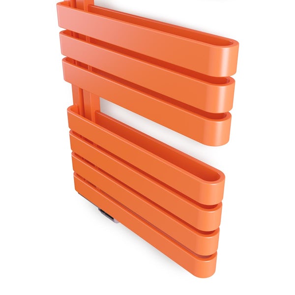 Terma Warp S matt orange heated towel rail