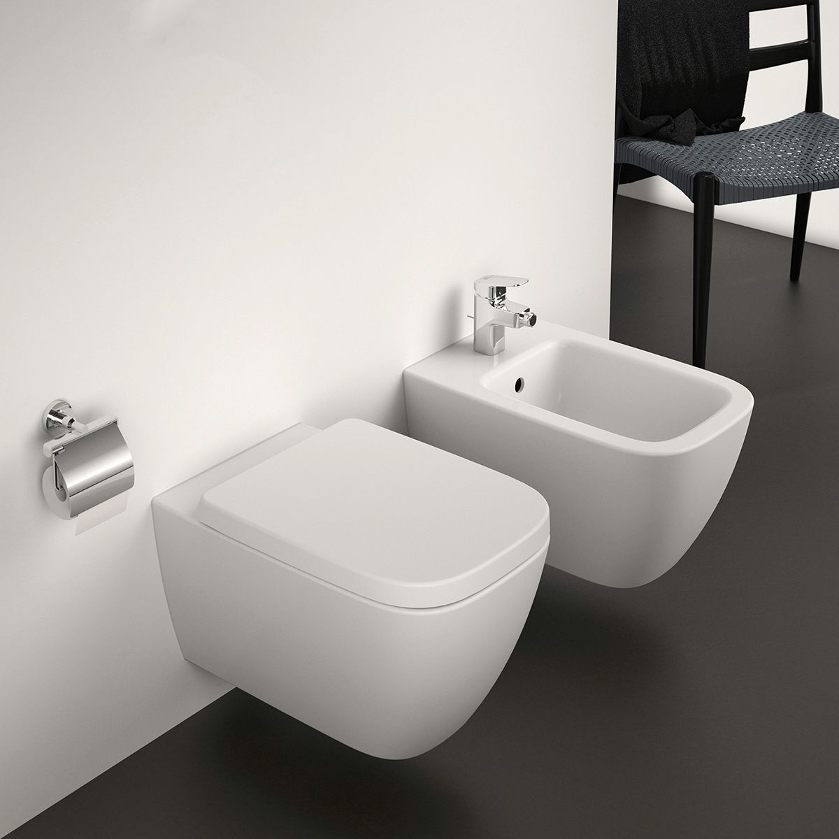 Ideal Standard I.life B Rimless Wall Hung Toilet With Wall Mounting ...