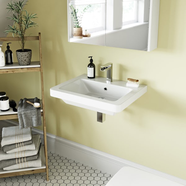 Mode Cooper straight double ended bath suite