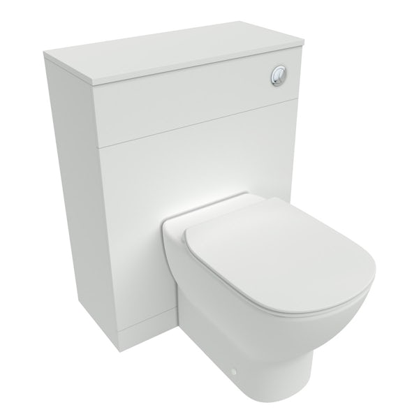 Ideal Standard Tesi white back to wall unit, toilet with Aquablade and soft close seat