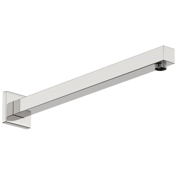 Orchard square wall shower arm 380mm