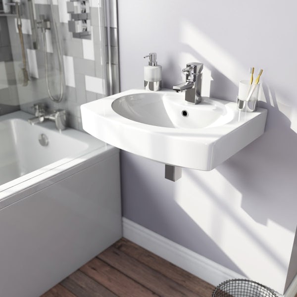 Wye Back To Wall Toilet and Wall Hung Basin