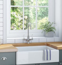 Schon traditional kitchen tap