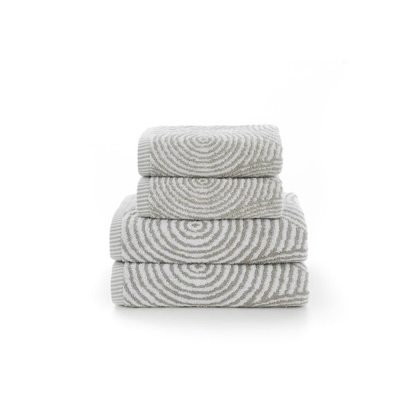 Deyongs Porto jaquared 4 piece towel bale in natural