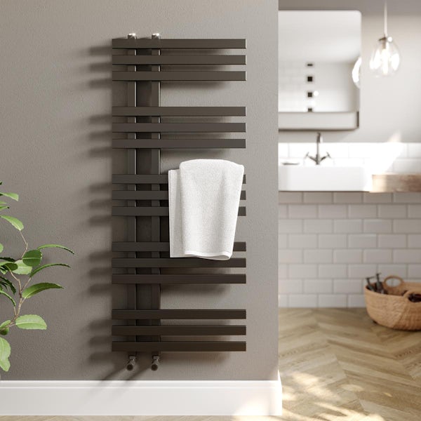 Towelrads Cobham black designer towel rail
