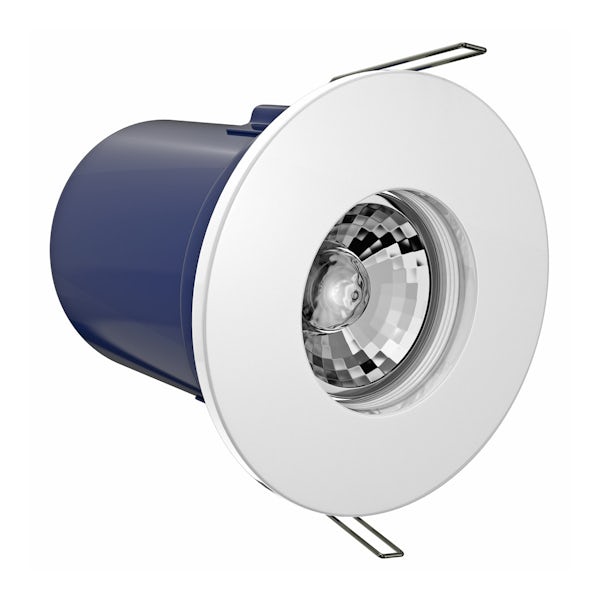 Forum IP65 fire rated cool white shower light in white