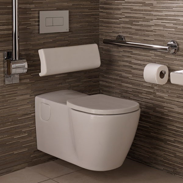 Ideal Standard Concept Freedom accessible bathroom suite with wall hung basin 600mm