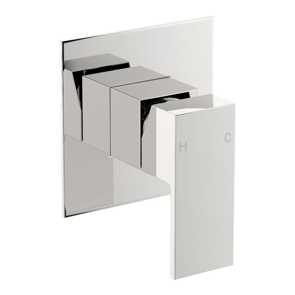 Orchard Square manual concealed mixer shower with slider rail