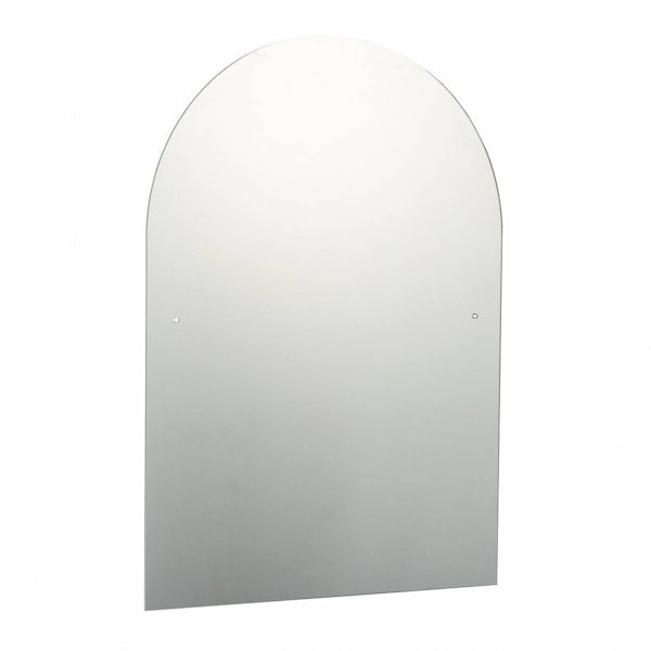 Arched Drilled Mirror 50x70cm